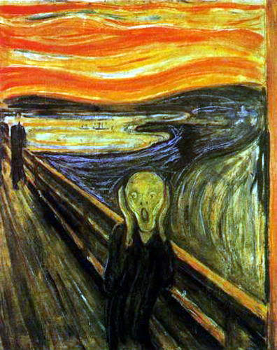 L'urlo, di Edvard Munch, 1885